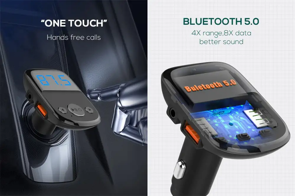 LDNIO C706Q 25W Bluetooth 5.0 Player Car Charger