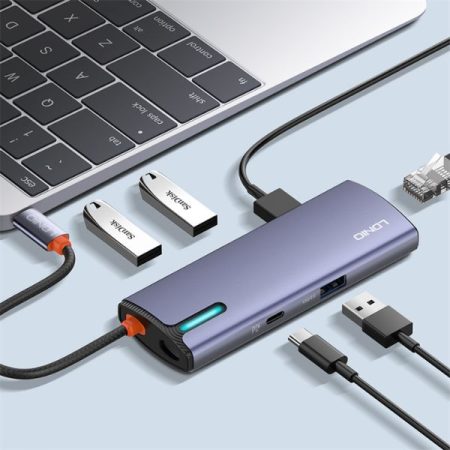 LDNIO DS-16U 6-in-1 Type-C Multifunctional Type-C Hub