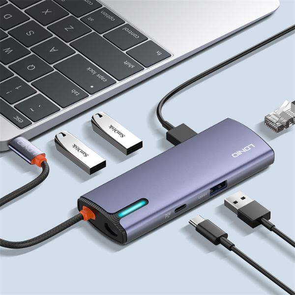 LDNIO DS-16U 6-in-1 Type-C Multifunctional Type-C Hub