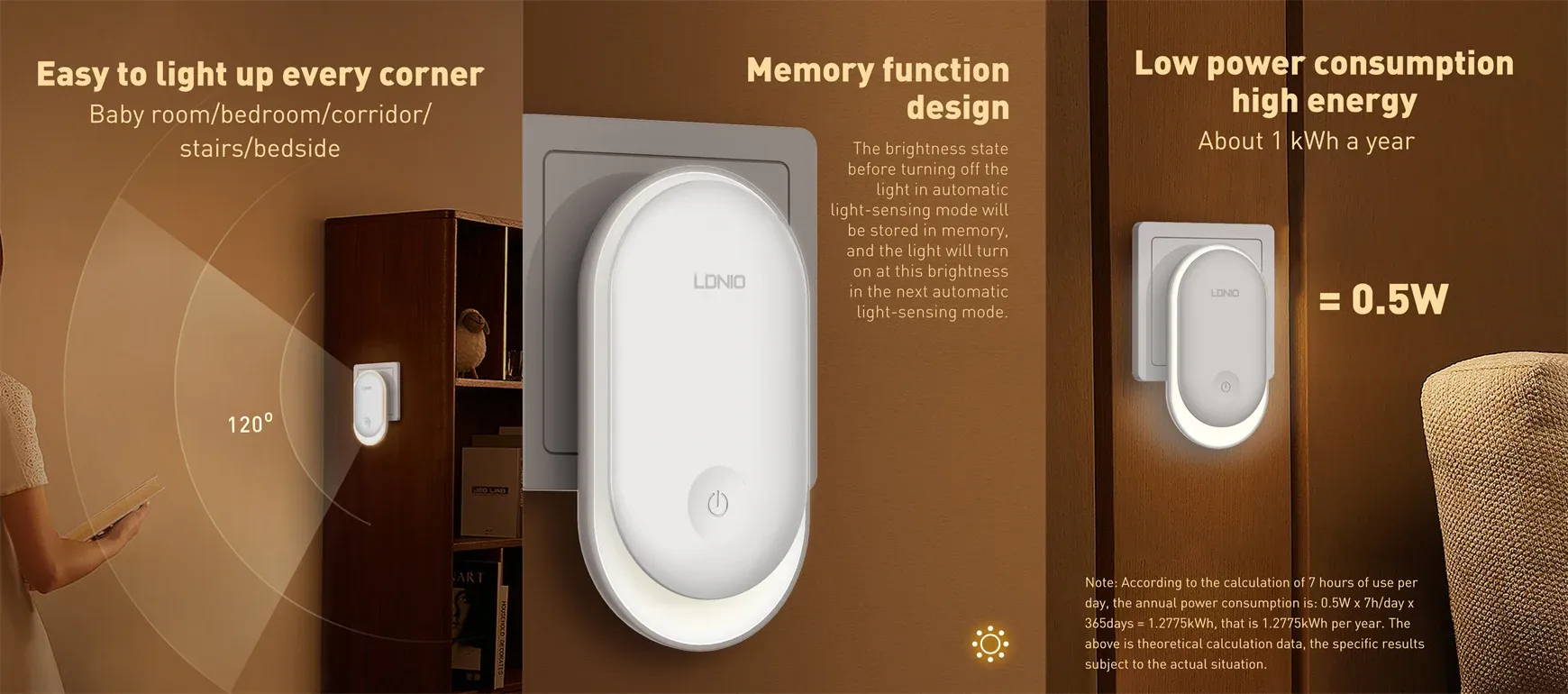 LDNIO Y1 Intelligent Sensor Night Light