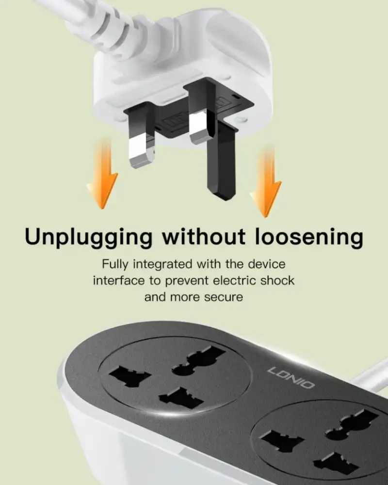 LDNIO SC2018 10M 2500W Universal Extension Power Socket