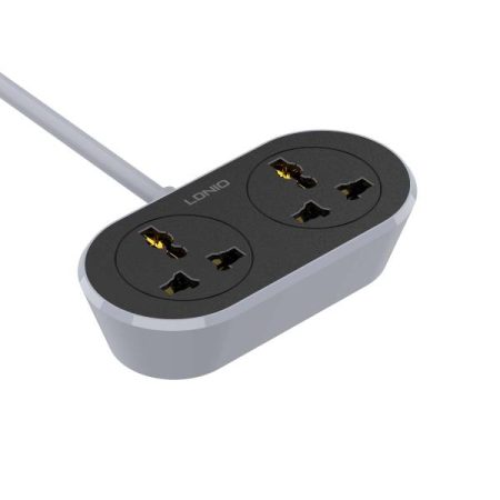 LDNIO SC2018 2 AC Outlet Universal Extension Power Socket