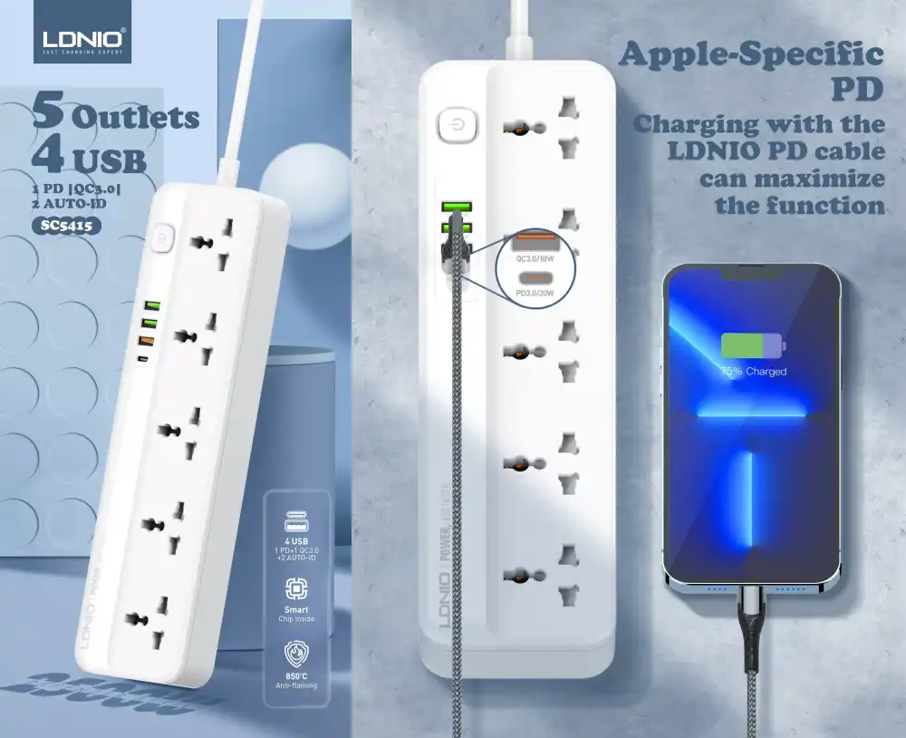 LDNIO SC5415 20W PD QC Socket