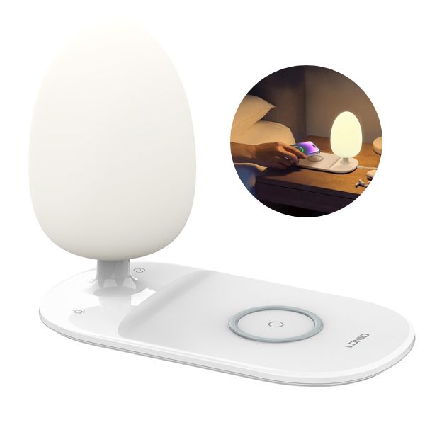 LDNIO Y3 3 in 1 Portable LED Light Desk Lamp with 15W Wireless Charging