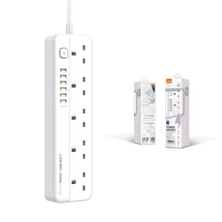 Ldnio Power Socket Sk5691 Uk Power Strip 6 Usb Charging Ports