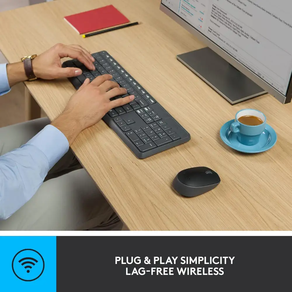 Logitech MK235 Wireless Keyboard and Mouse Combo