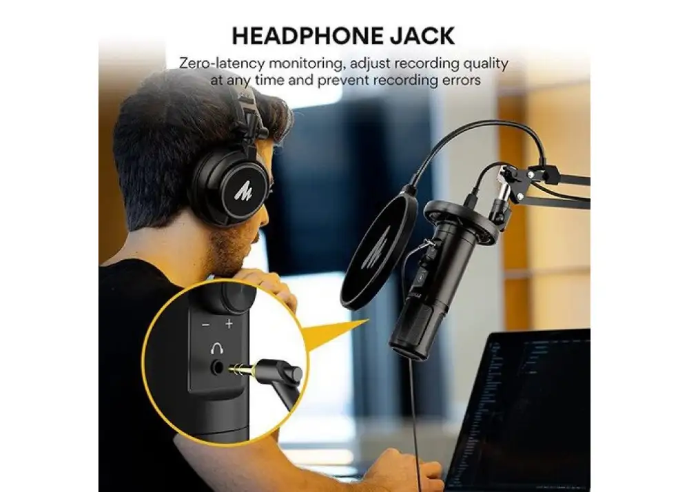 Premium MAONO USB mic designed for podcast recording