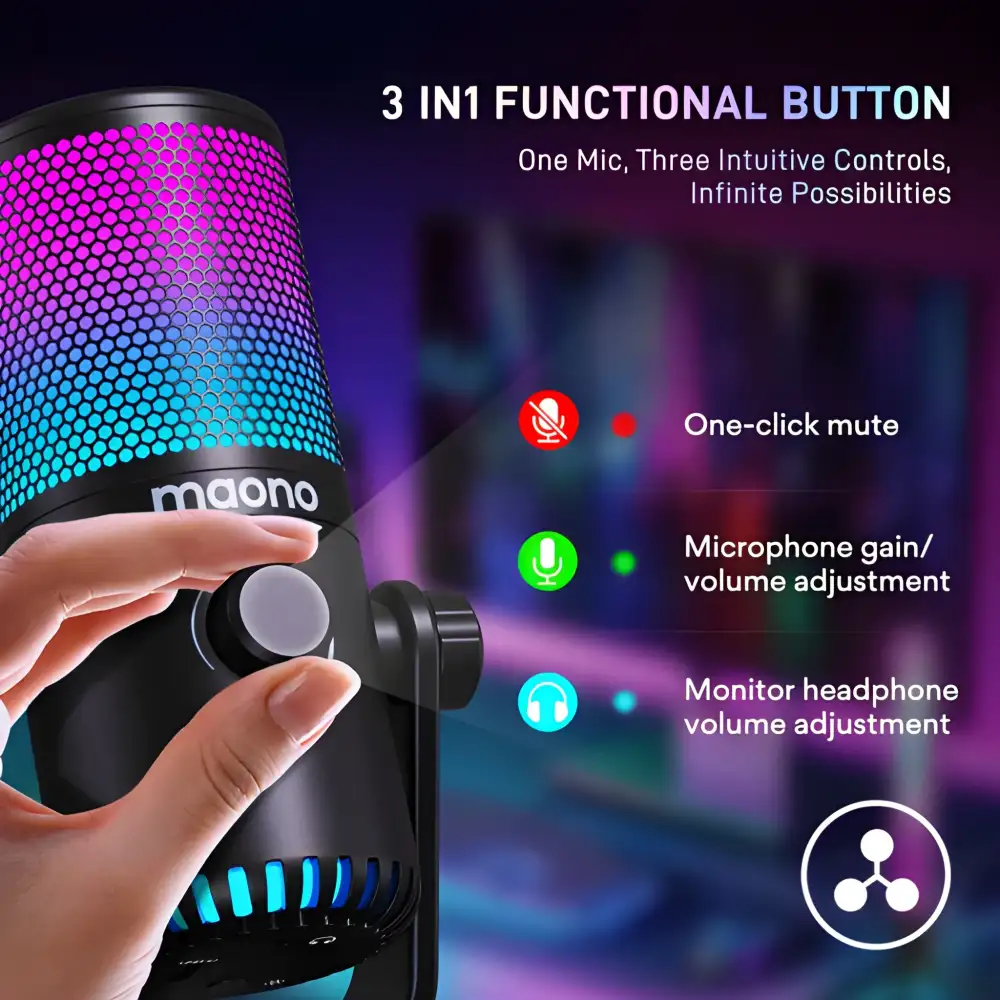 Premium gaming microphone ideal for streamers BD