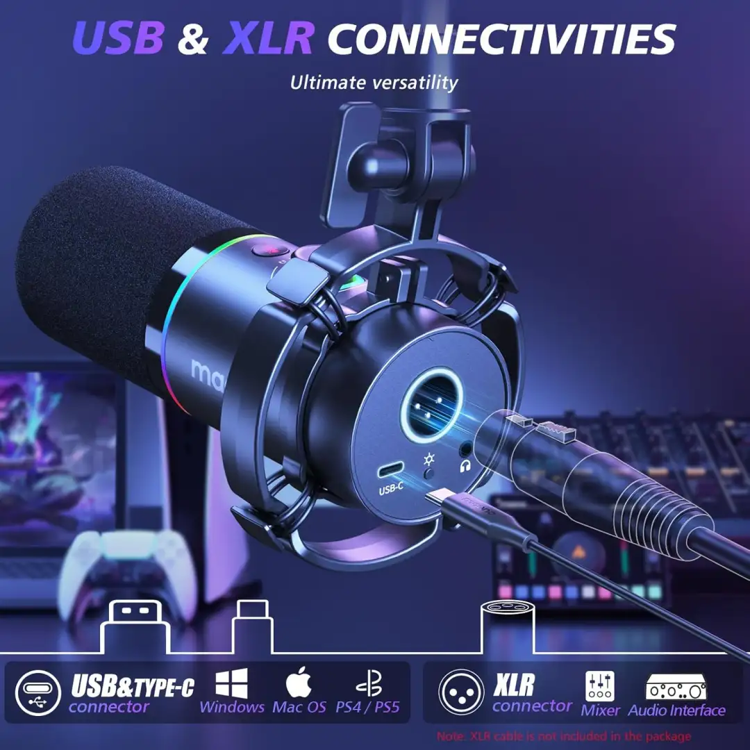 Professional MAONO mic kit built for podcast studios