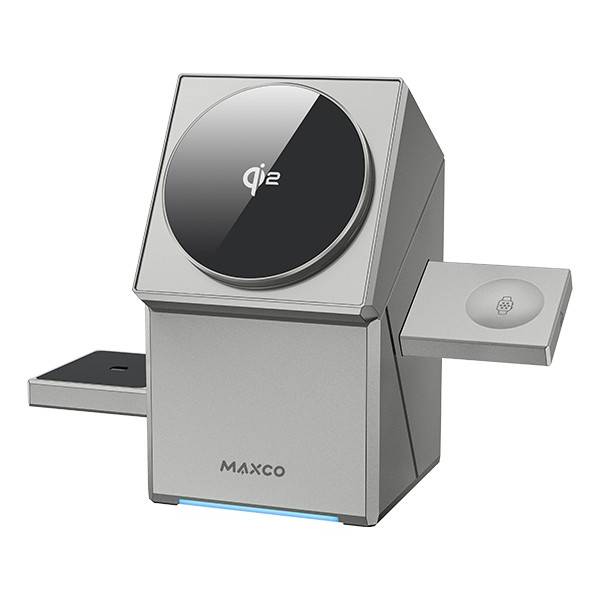 MAXCO MW11 Geometry Qi2 3in1 MagSafe Wireless Charger