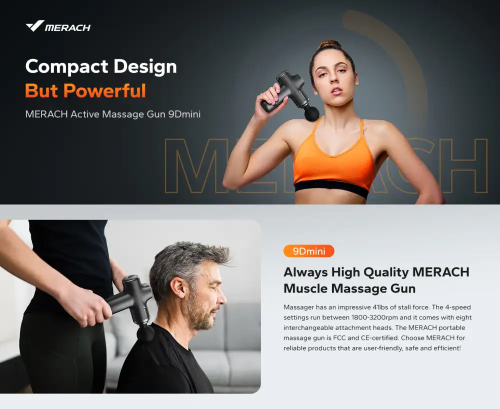 MERACH 9D Mini Massage Gun (MR-M010B2)