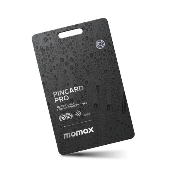 MOMAX PinCard Pro BR9D Rechargeable Find My Tracker