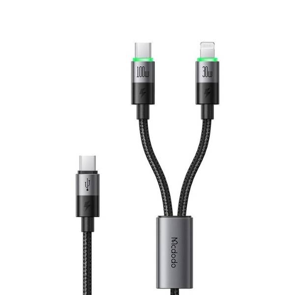 McDodo CA-6700 2-in-1 Fast Charging Cable 100W USB-C to USB-C & Lightning
