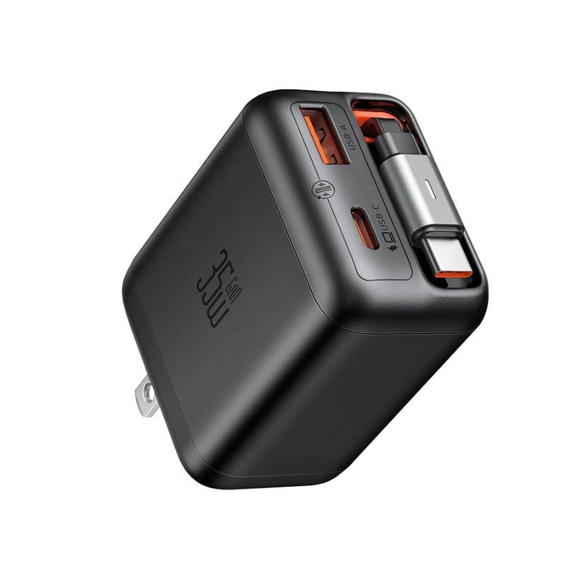Mcdodo 35W FreeGo GaN Charger with Built in Retractable Cable
