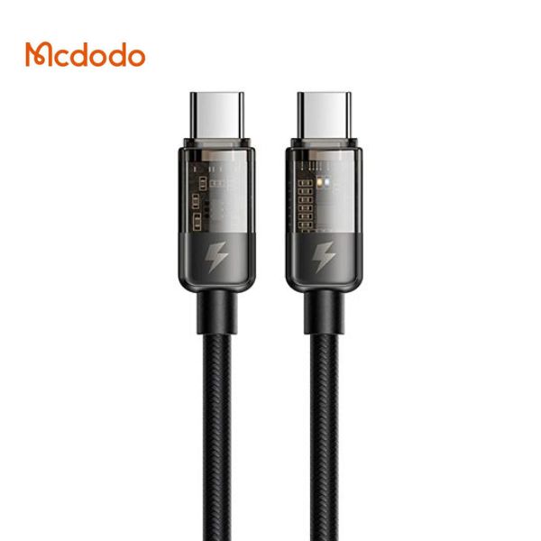 Mcdodo CA 284 Auto Power Off 100W Digital Display Type-C to Type-C Cable 1.2m