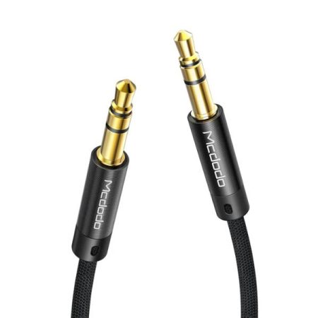 Mcdodo DC3.5 Male to Male Audio cable With Golden Plating (1.2 Meter)