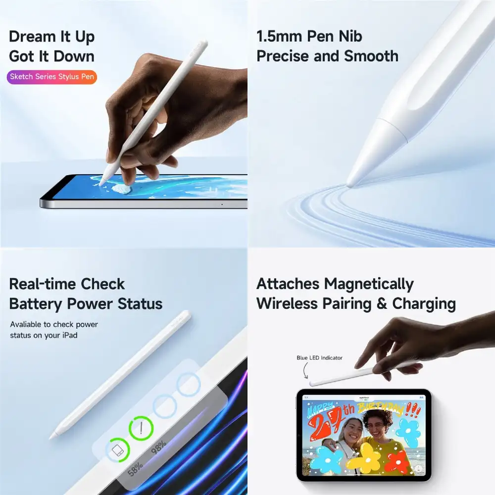 Mcdodo PN-8921 Wireless Charging Stylus Pen for iPad