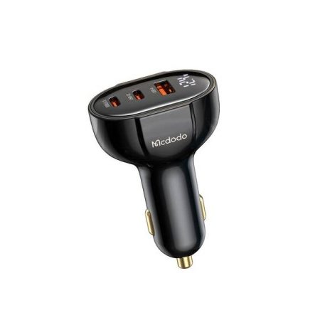 Mcdodo Prism Series 128w Pd Dual Usb-C + Usb-A Digital Display Car Charger