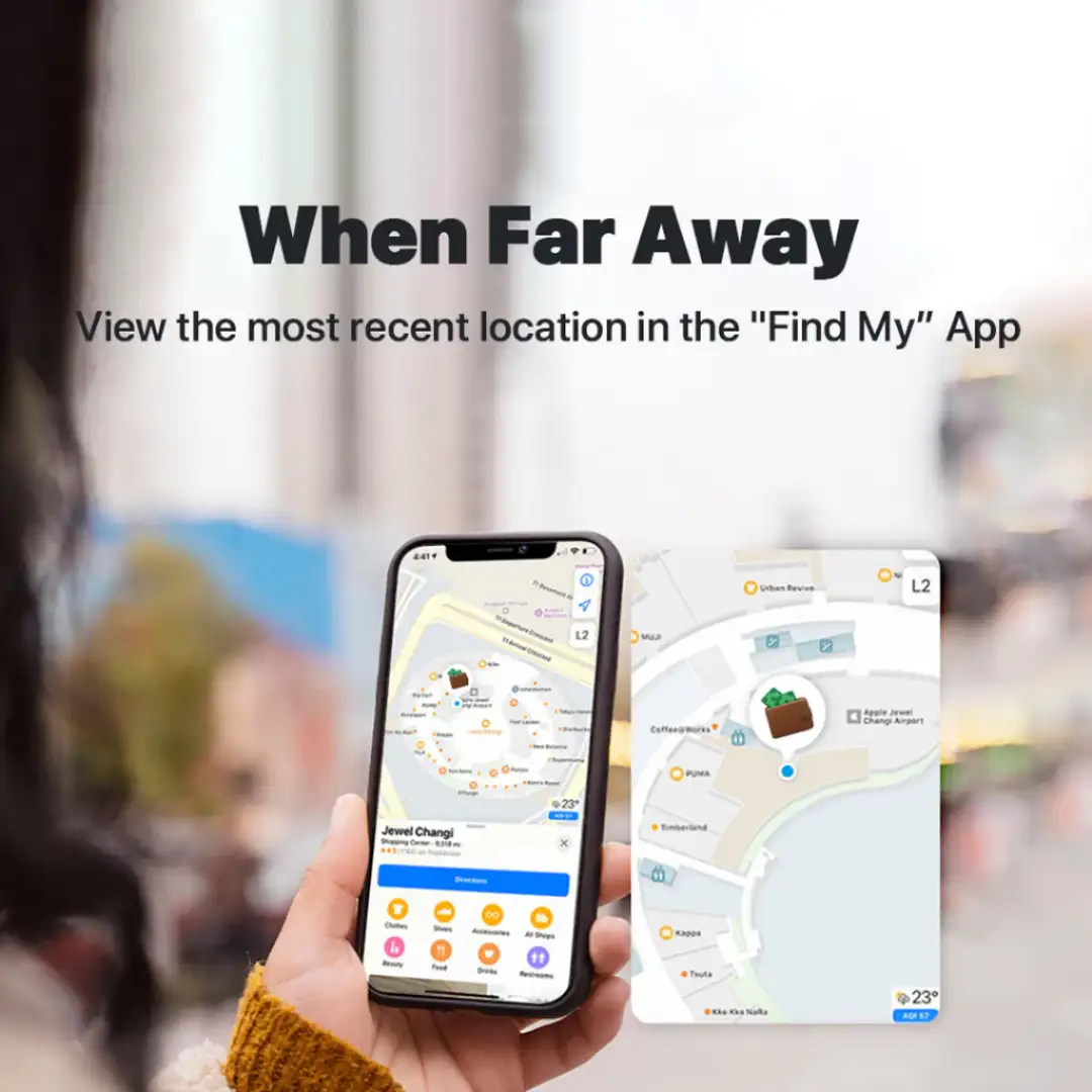 MiLi Life Tag works with Apple Find My device
