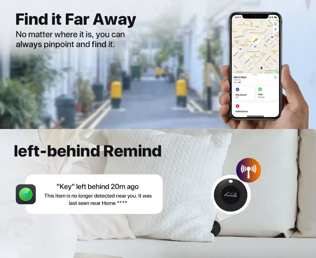 MiLi Life Tag helps locate keys bags and valuables