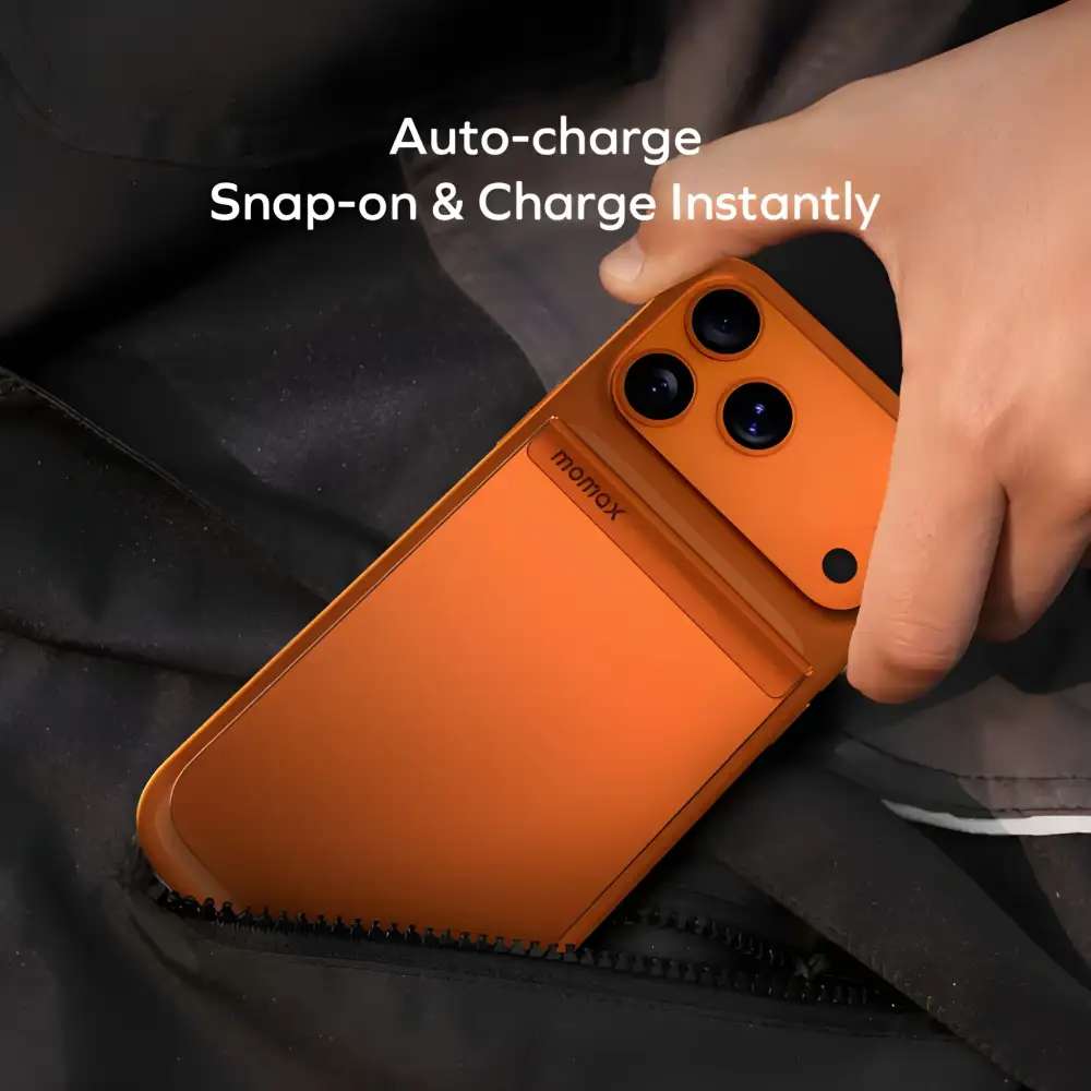 Premium portable charger with magnetic Qi2 fast power