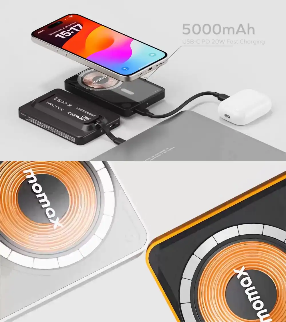 Momax 1-Power X Pro+ Magnetic Wireless Power Bank