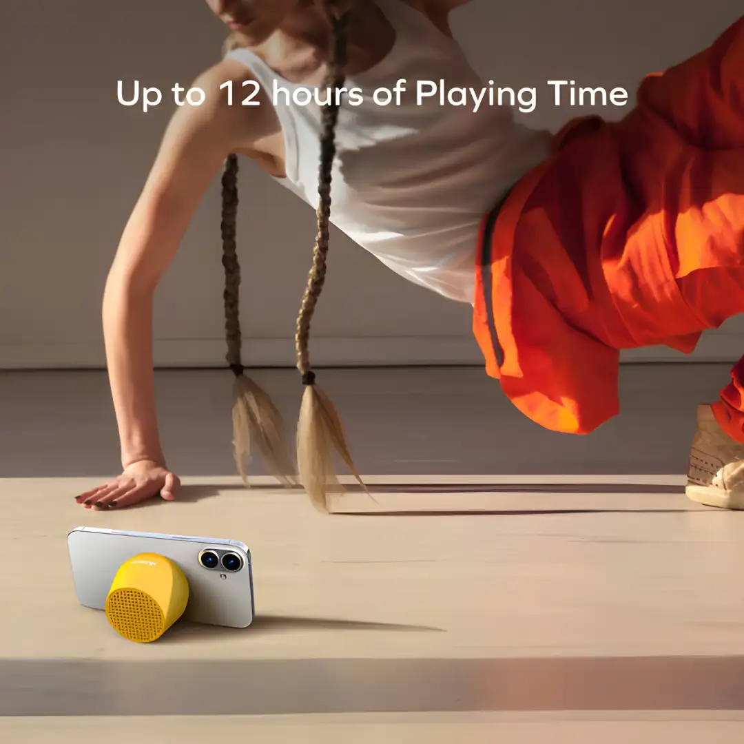 Momax portable Bluetooth speaker with magnetic mount