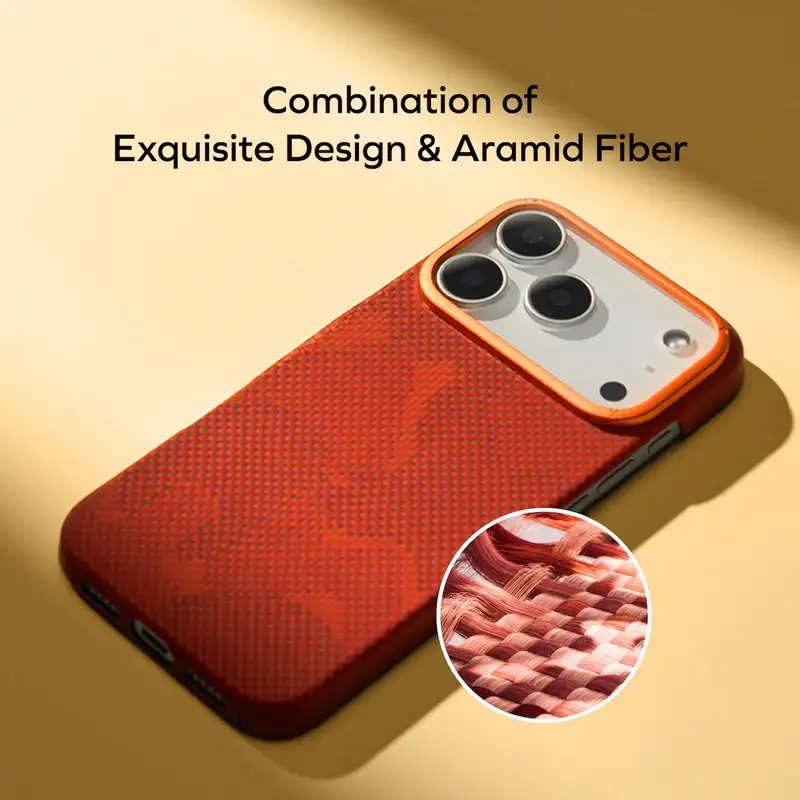 Momax CaseForm Aramid case with strong magnetic grip