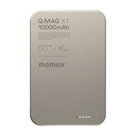 Momax Q.Mag X1 Gen 2 10000mAh 15W Magnetic Wireless Power Bank