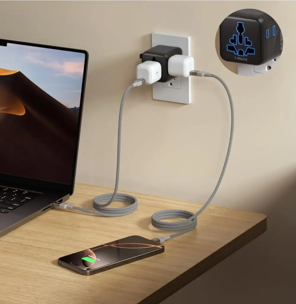 Momax UA19 1-World Universal Travel Adapter
