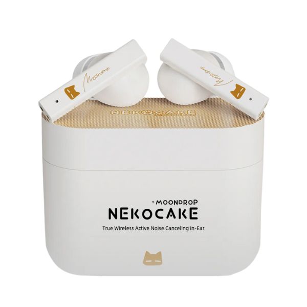 Moondrop Nekocake White 13mm Dynamic Driver ANC Bluetooth 5.2