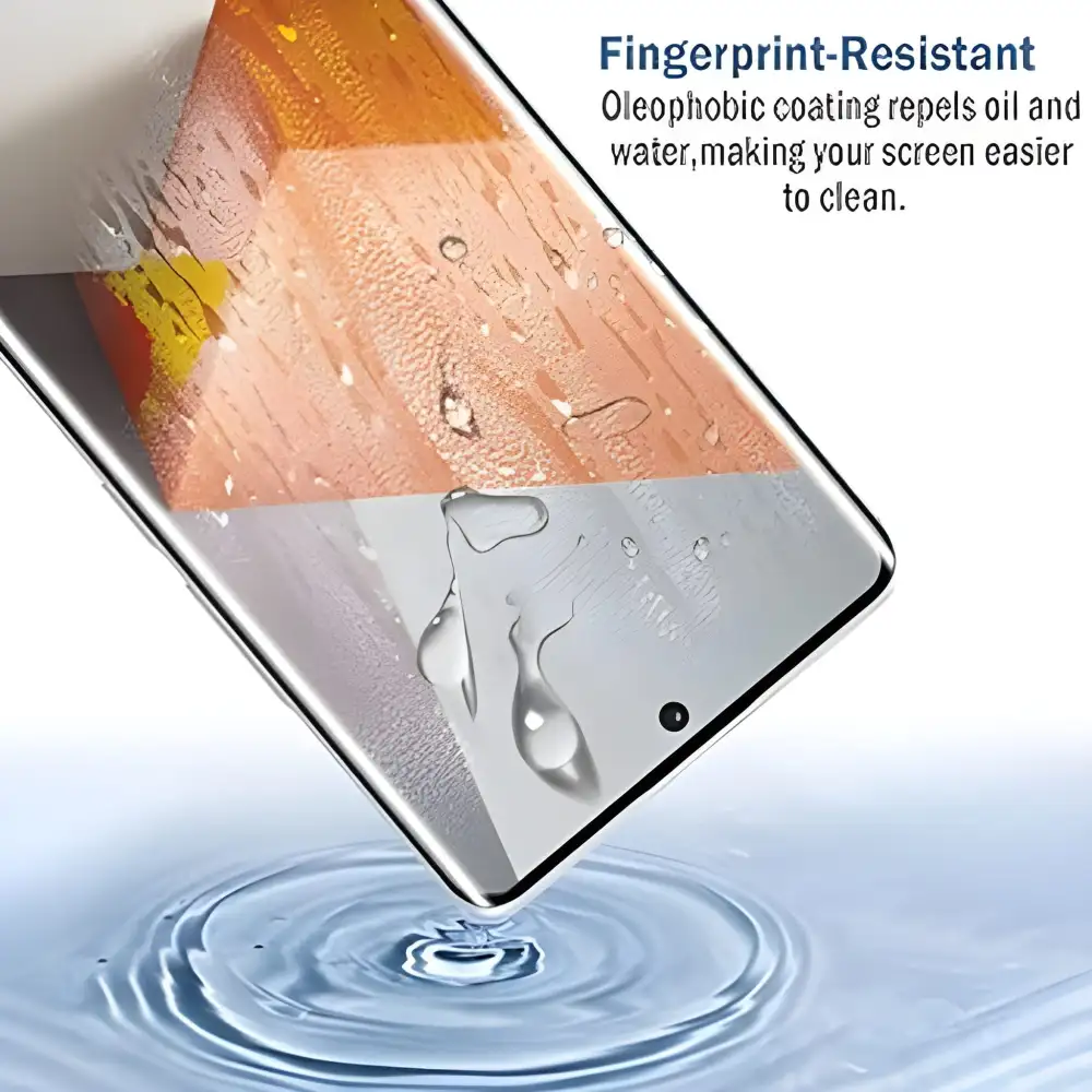 Mossily Vivo V27 Full Glue High Quality Curved Screen Tempered Glass
