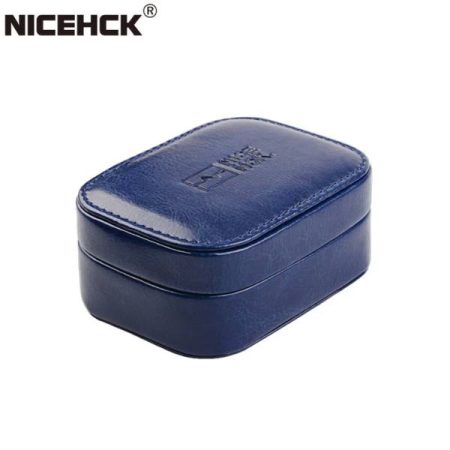 NiceHCK Waterproof Portable Magnetic Headset Storage Box High Grade PU Earphone Bag Earbud Case