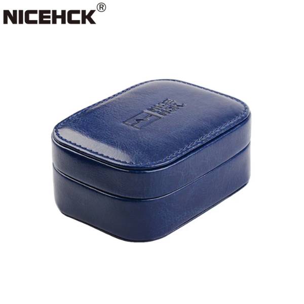 NiceHCK Waterproof Portable Magnetic Headset Storage Box High Grade PU Earphone Bag Earbud Case