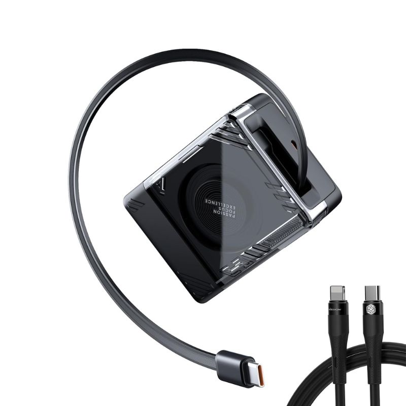 Nillkin IceCore Retractable 65W GaN Charger