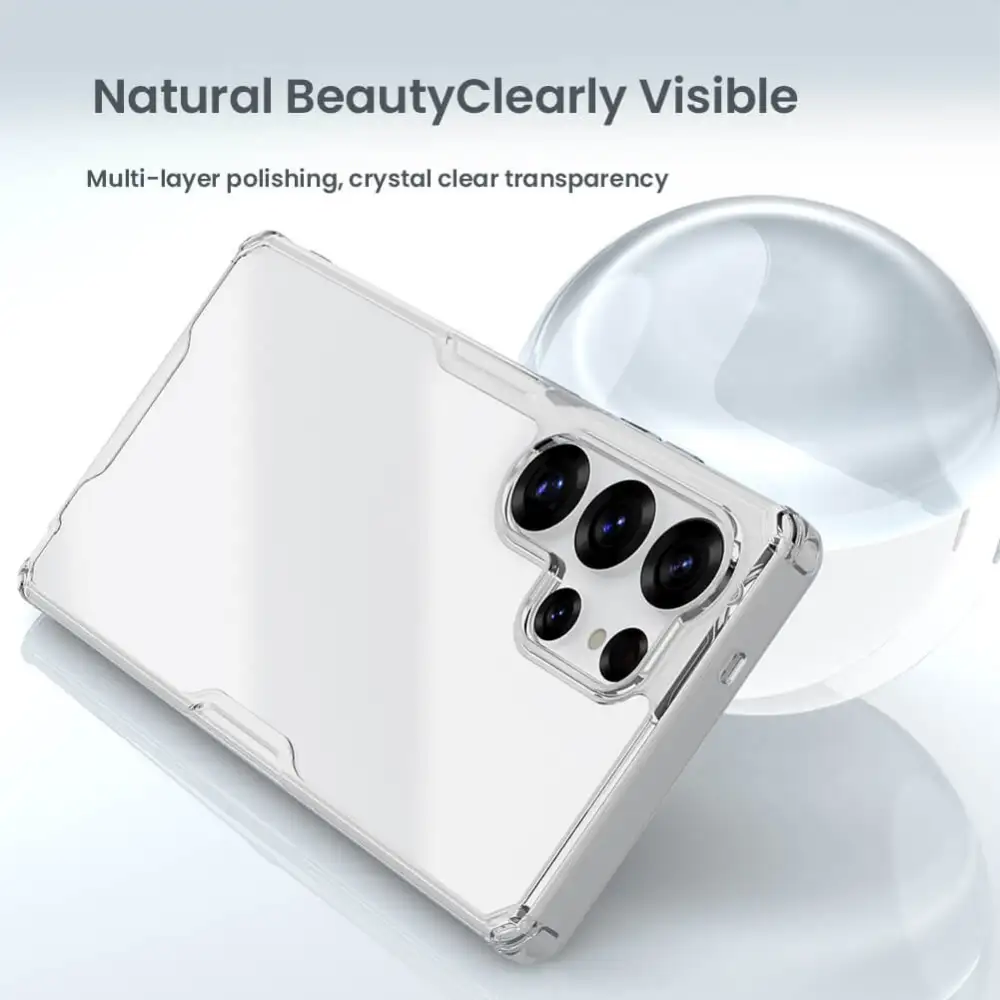 Premium transparent TPU case for Samsung S25 Ultra