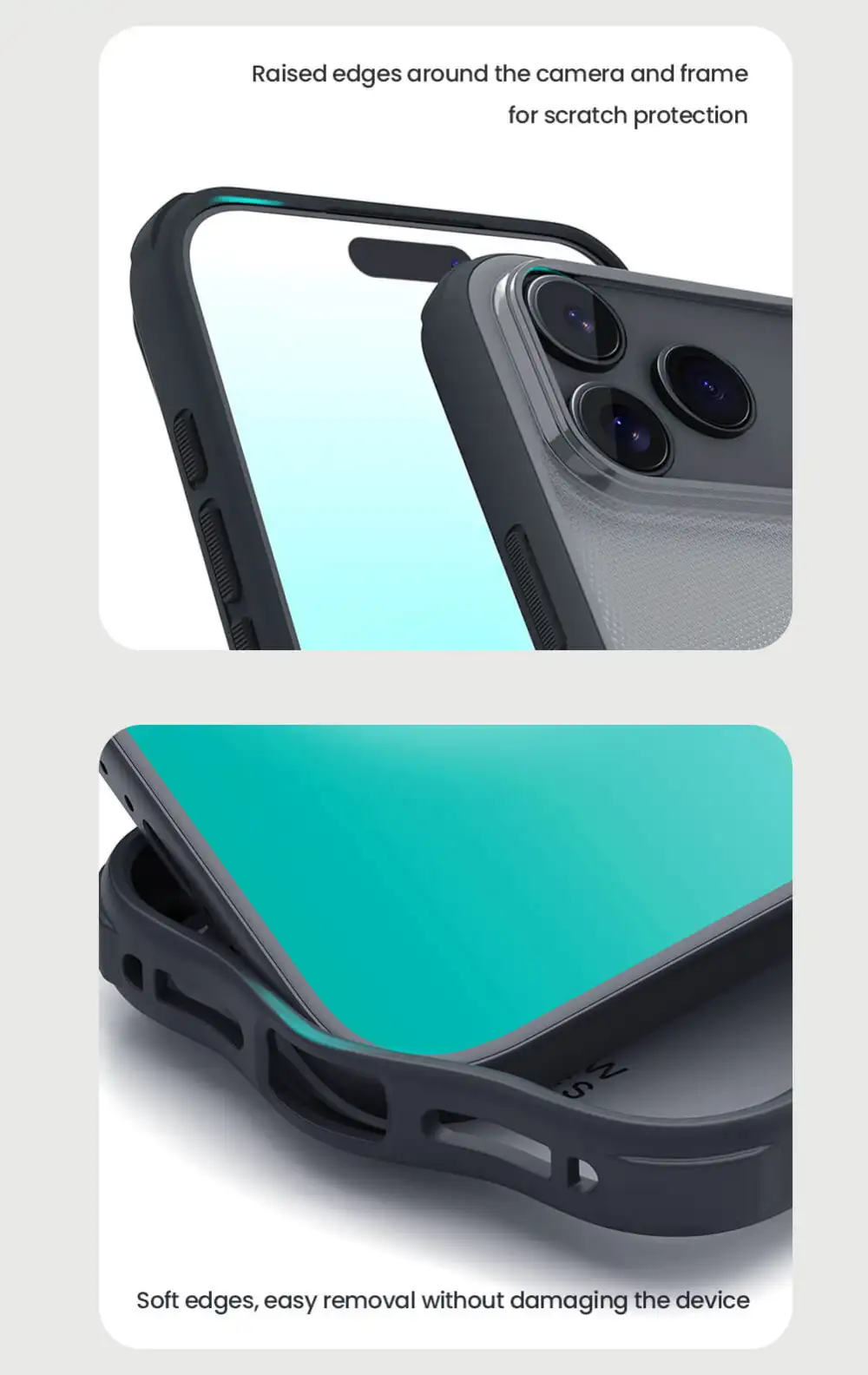 Premium slim cover protects iPhone 17 Pro Max from drops