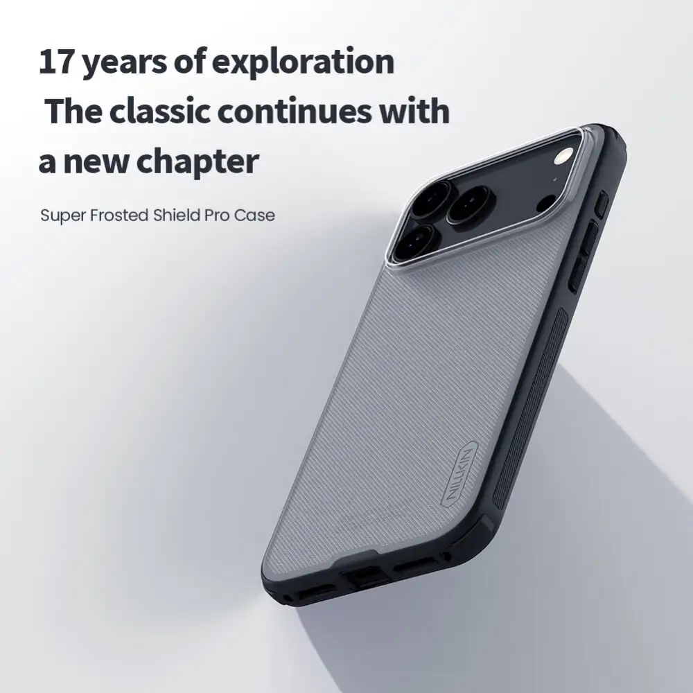 Nillkin Super Frosted Shield Pro case clear matte finish