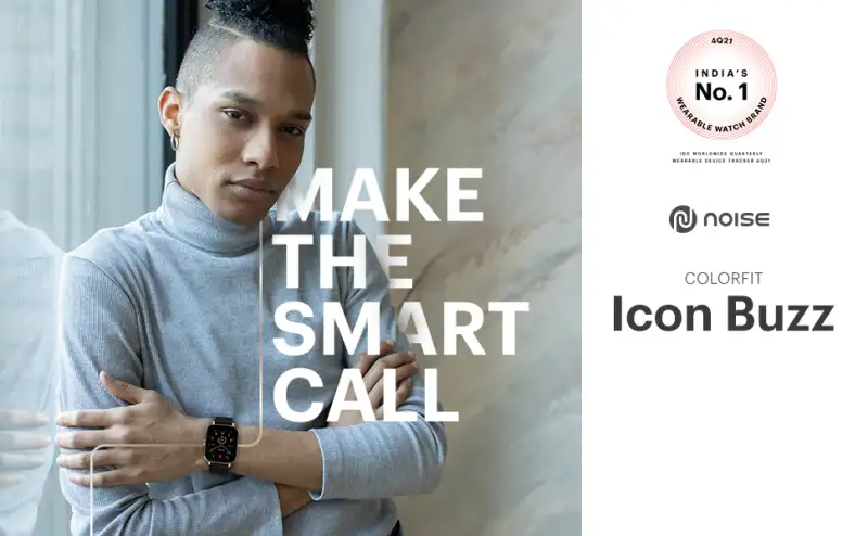 Noise ColorFit Icon Buzz Bluetooth Calling Smart Watch