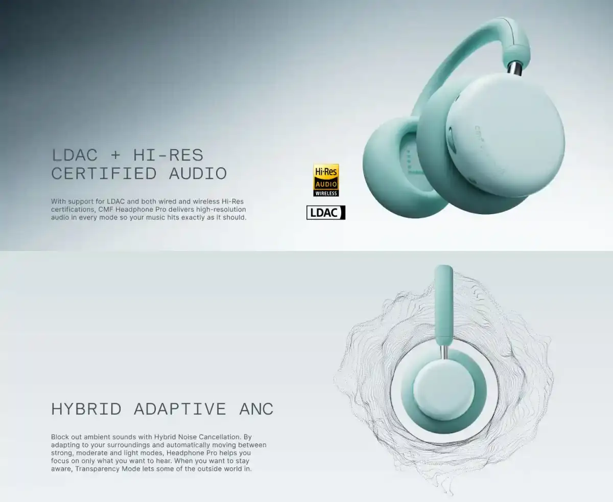 Nothing CMF Headphone Pro Bluetooth over ear headphones