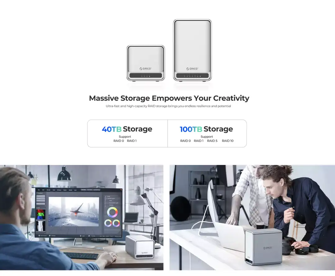 ORICO MetaCube designed for secure data storage