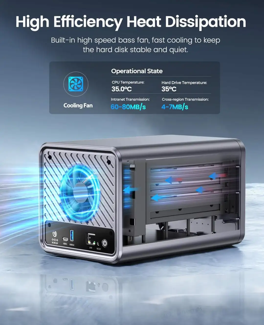 Premium ORICO NAS for secure home data storage