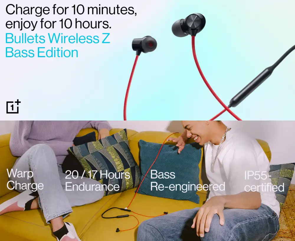 OnePlus Bullets Wireless Z Series Bass Edition
