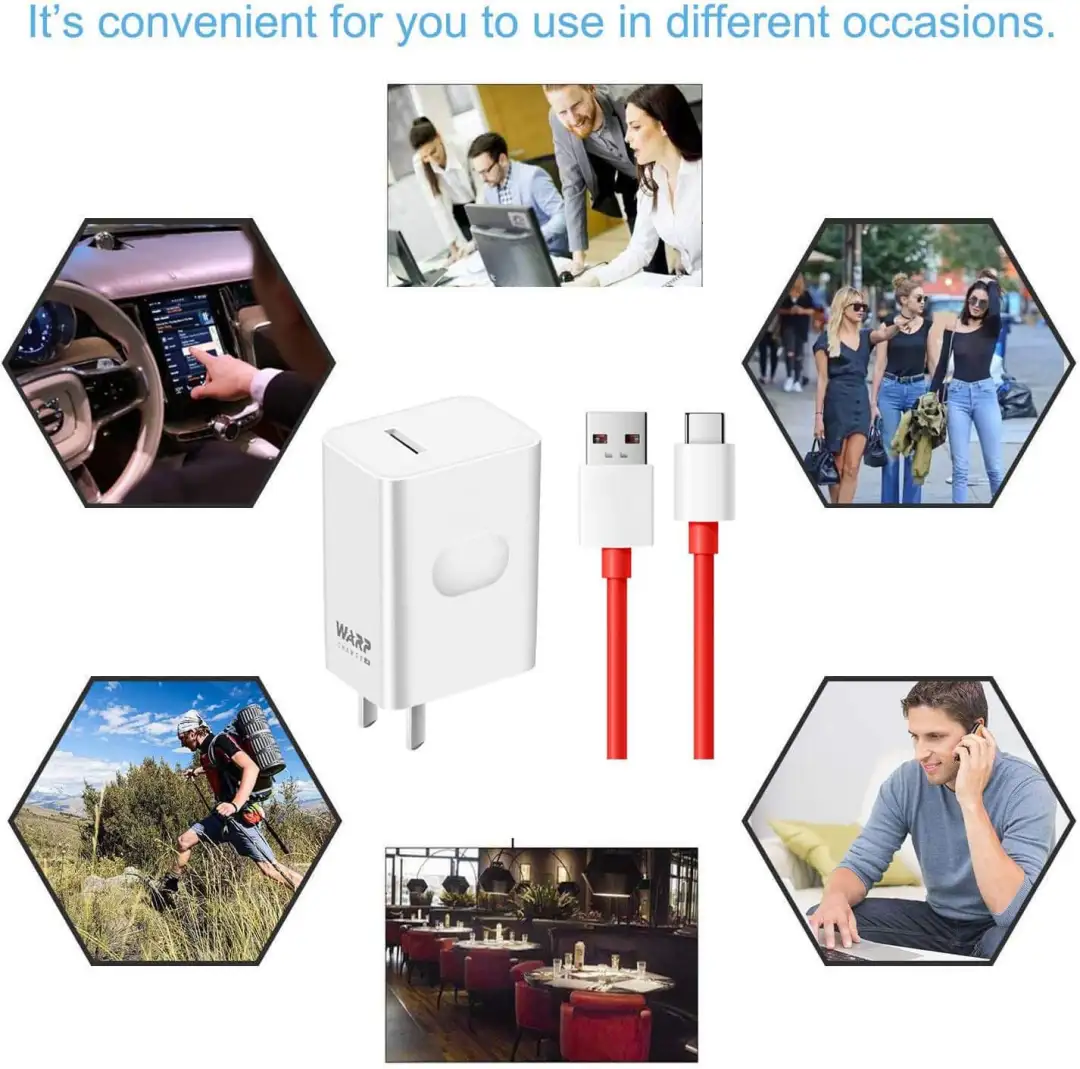 OnePlus Warp charging adapter delivers stable output