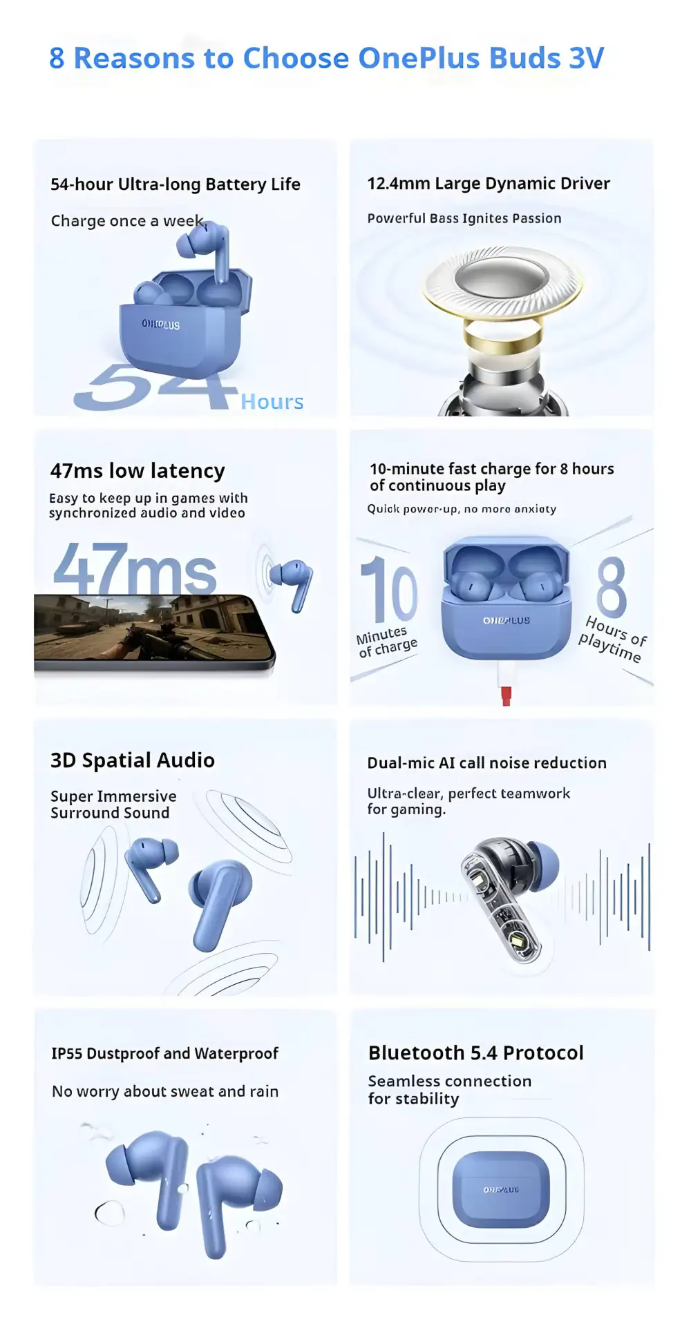 Comfort fit true wireless earbuds for daily use