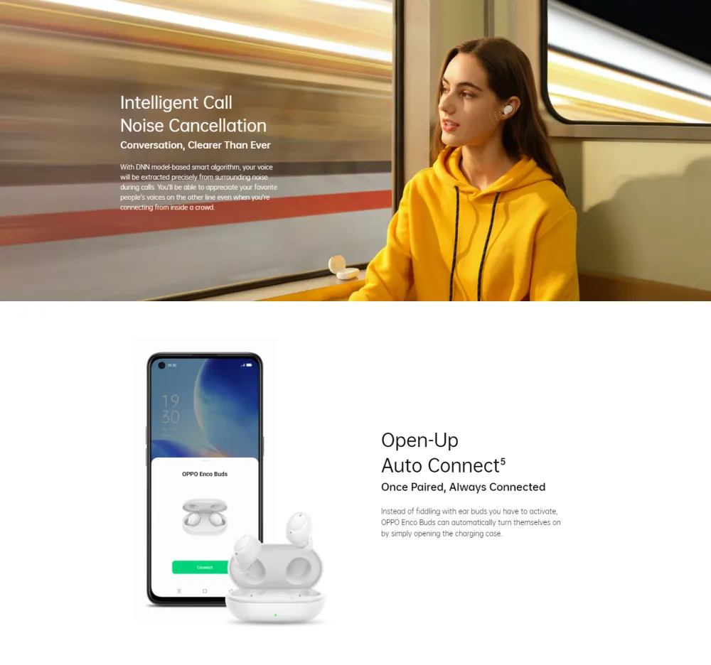Oppo Enco Buds White Color