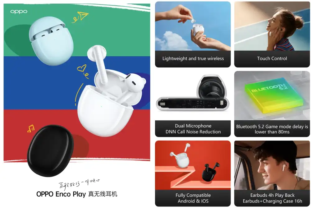 Oppo Enco Play True Wireless Earbuds