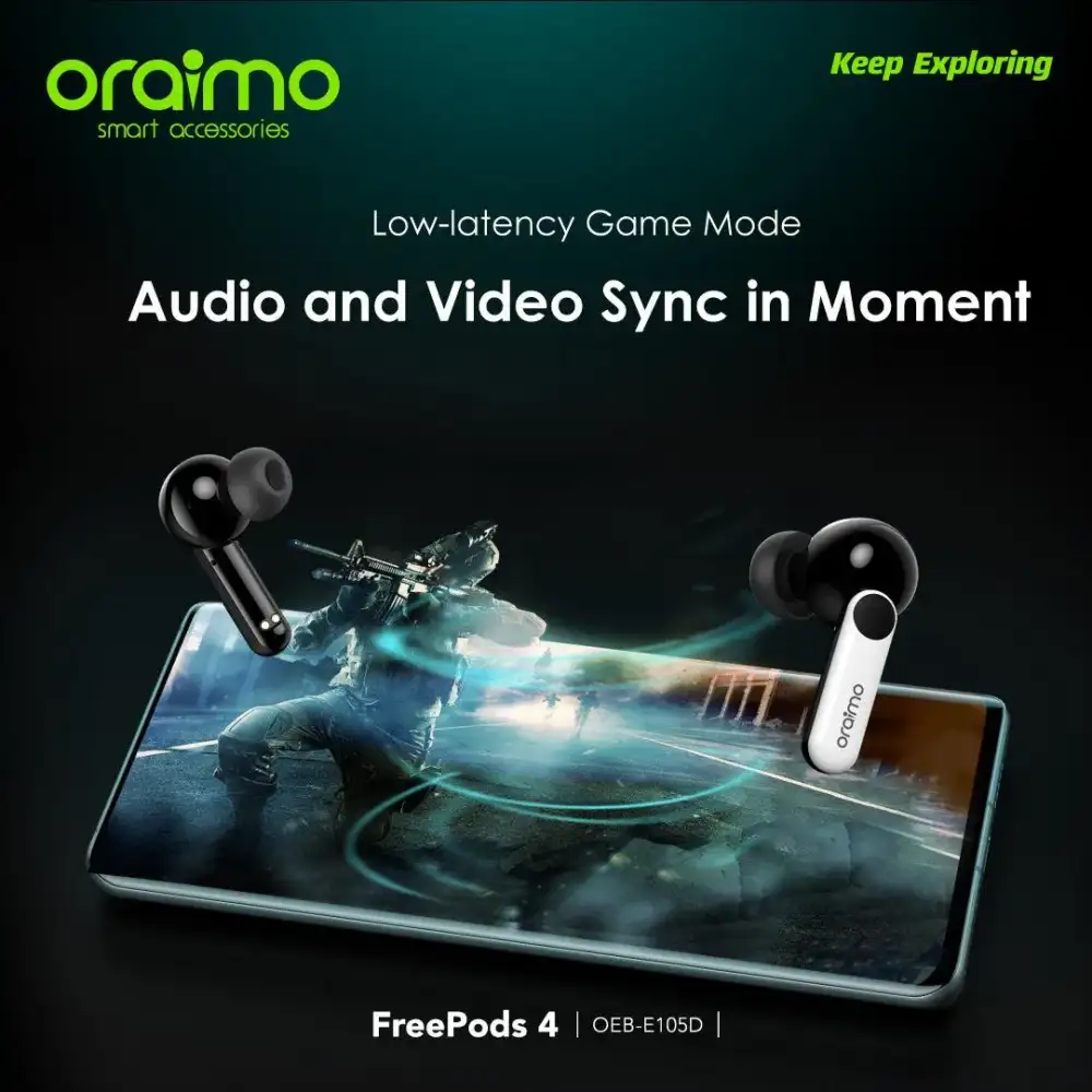 Oraimo FreePods 4 ANC True Wireless Earbuds (OEB-E105D)