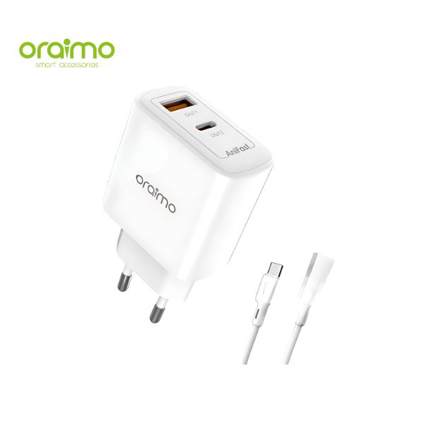 Oraimo OCW-E104D PowerGaN 27W Adapter Super Speed