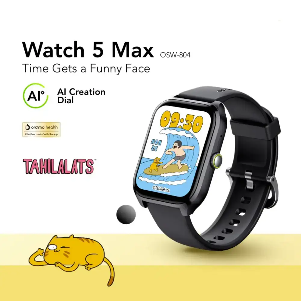 Oraimo Watch 5 Max Bluetooth Calling Smart Watch